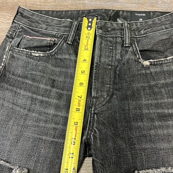 Vince Women’s Black Distressed Relaxed Fit Jeans Size 26 - Picture 7 of 14